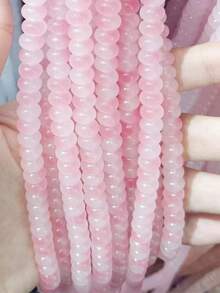 50/100pcs 5mmx8mm Imitation Jade, Agate, Abacus Beads, Loose Beads, Wheel Beads, Spacer Beads, Jewelry DIY Accessories, Bracelets, Keychains, Necklaces Craft Decorations, Beads Materials, Colorful - Please Choose a Color - View 42