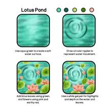 Deluxe 50-Page How To Draw Patterns Step-By-Step Guide Theme Coloring Book: 20 Colouring Pages Inside To Guide How To Coloring. Fun & Creative Art Book - Spacious Pages, Vibrant Full-Color Illustrations For Beginners & Artists - Doodle Art Techniques & Watercolor Effects, Artistic Learning, Playful Design, Paper Quality, Easytoread Typography - 50-page How to Draw Patterns - View 7