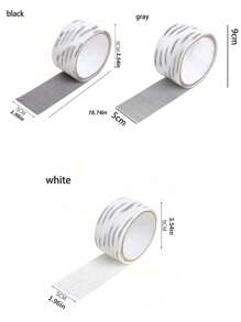 Self-Adhesive Mesh Window Repair Tape, Waterproof Tear-Resistant Insect Screen Patch, Strong Adhesive For Fabric And Screens, Waterproof Self-Adhesive Screen Repair Tape For Damaged Screens, Black, For Repairing Holes Or Cracks In Screens And Doors, Self-Adhesive, For Fixing Mosquito Nets And Repairing Screens