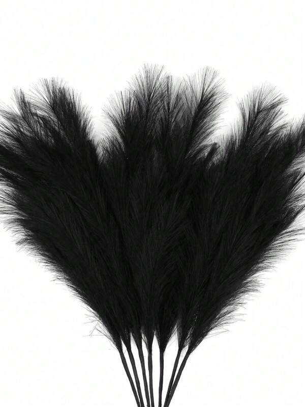 5pcs/10pcs/20pcs-Artificial Reeds, 55cm/21.65in Tall Plush Faux Grass, Large General Pampas Tree Branches For Floor Vase Filler, Suitable For Home Kitchen Bohemian Decoration, Room Decoration, Wedding Party Decoration,Fake Plants,Fall Decor,Room,Desk,Garden Decor,Room Decoration Stuff(Tips:One-Size=10pcs)