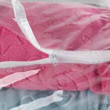 Saco Organizador Closet Edredom Cobertor Cobertas Roupas Com Zíper Multiuso 1 und