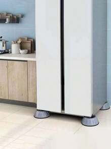 4 Packs Anti-Vibration Pads For Washing Machine, Non-Slip, Noise Reduction, Moisture Resistant, Metal Surface Heightening Support Feet, Suitable For Refrigerator And Dishwasher, Furniture Leg Cushions, Plastic Material