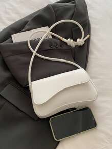 Modische, minimalistische und vielseitige Damen-Sattelhandtasche aus PU-Leder, perfekt für Hochschulabsolventen, Büromitarbeiter, geeignet für Büro, Universität, Arbeit, Geschäft, Pendeln, Outdoor, Reisen, Wandern