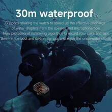 GUHUAVMI 男士户外运动智能手表，2.01 英寸 GPS 定位智能手表，LED 手电筒，540mAh 大电池，无线通话功能，GPS 轨迹，防水，100 多种运动模式，指南针，海拔和气压，天气预报，心率，睡眠监测，健身追踪器，方形设计首选 - 彩色 - 查看 8