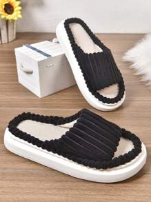 Men's Soft Cloud Flip Flops, Thong Sandals, Beach Slippers, Open Toe Non-Slip Slippers, Unisex Indoor Home Slippers