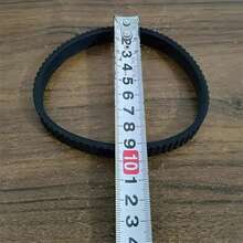 1 correa de cepillo de repuesto de 12,5 pulgadas L.G, correa de transmisión, ideal para una amplia gama de máquinas industriales, equipos y herramientas eléctricas, incluidos compresores pequeños, bombas, cortadoras de césped, taladros y sierras. - Negro - Ver 6