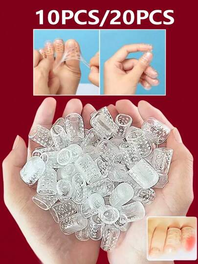 10pcs/20pcs New Silicone Toe Cover For Anti-Friction, Toe Protector, Toe Joint Relief, Footcare CushionsFor Outdoor,Sport,Travel,Household,Office,School, Gift Ideas