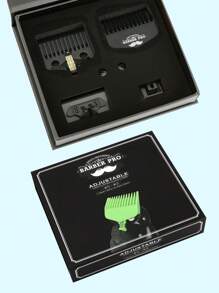 A Set Of Adjustable Hair Clipper Guide Comb With Four Size 1.5MM/3MM/4.5MM/6MM For Men Barber Shop - Black - View 5