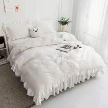 Duvet Covers Sets - Pink+Gray - View 2