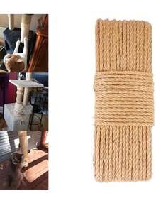 10 米天然剑麻绳，重型粗麻绳，优质黄麻绳，适用于猫抓板、树、花园、装订、工艺品包装材料、家居装饰