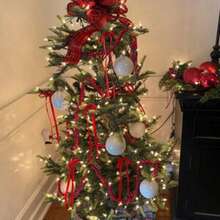 6/12/24 szt. Vintage aksamitne kokardy świąteczne do dekoracji choinki, rustykalne rzemiosło i prezenty, klasyczne kokardy z poliestrowej wstążki na Boże Narodzenie, Walentynki, ślub, urodziny, święta, dom i dekoracje ślubne