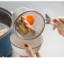 304 Stainless Steel Household Filter, Hot Pot And Stir-Fry Filter, Suitable For Cooking Pasta And Noodles, Perfect For Pasta Enthusiasts, Graduation Gifts, Birthday Gifts.