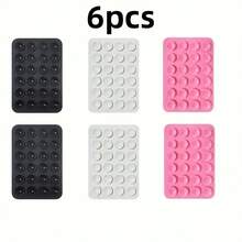 8pcs/20pcs Silicone Suction Cup Set, Multi-Function Phone And Tablet Holder, Universal Compatibility, Easy Release, Reusable Adhesive Holder Compatible With IPhone, Android Phone, Gift For Birthday, Family, Friends Phone Holder, Phone Stand, Phone Accessories - Multicolor - View 16