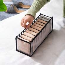 5pcs Foldable Clothes Drawer Organizers, For Baby Diapers, Bibs, Socks And Handkerchief Storage, Compartment Storage Box, 11 Grids + 7 Grids - Multicolor - View 16
