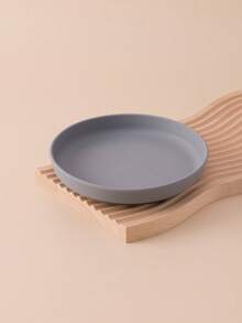 1件个性化定制姓名和图案儿童硅胶餐具圆形吸盘喂食训练儿童餐具纯色按需印刷食物储存 - 多色1 - 查看 10