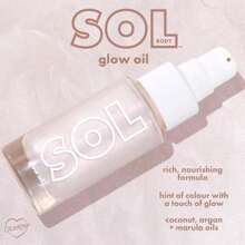 ColourPop SOL Mini Shimmering Dry Oil - Shimmer Body Oil Infused With Coconut, Argan &Amp; Marula Oils - Radiance-Boosting Body Care -Nourishes Skin And Leaves A Luminous Finish - Moonstone (088 Fl Oz)