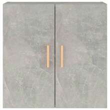 Larryhot Armario de pared Gris Hormigón 60x30x60 cm Madera de Ingeniería, bonito y práctico, ideal para almacenaje y decoración del hogar - Blanco - Ver 5