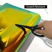 1pc Rainbow Chameleon Car Wrap Film - Copper Electroplated Vinyl Decal, Waterproof, Scratch-Resistant, Durable, Suitable For Car Interior And Exterior Decoration, Exquisite Appearance - one-size - View 7