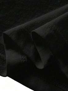 Women Men Mariah Scientist Rapper Young-Hop Tee Tshirt, Women Tee Classic Thugs Print Round Neck Short Sleeve-Shirt Vintage Streetwear Graphic Oversized Cotton Women Tops&High Street Printed-Shirt - màu đen - Xem 5