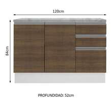MADESA Baker's Racks - White and Brown - View 3