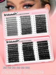 640pcs 800pcs Lash Clusters ,30D 40D 50D 100D Lashes Eyelashes, D Curl Pestañas With Natura Lashes Cluster Eyelash, 0.07 Cluster Lashes Fake Eyelashes, Super Soft Eyelash Clusters Book,Makeup Tools - 粉色 - 查看 8