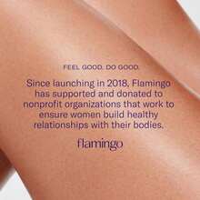 Flamingo Pubic Hair Razor For Women, Shaving Kit, 1 Pubic Razor Handle, 4 Five-Blade Refills, 1 Shower Holder, Starter Set, Full Kit - Shave Gel and Post Shave Serum - 查看 6