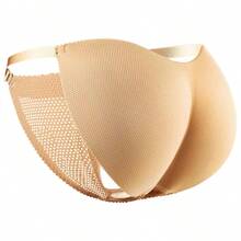 1pc Low-Rise Fake Butt Padded Women's Triangular Panties, Tummy Control Lifting Buttocks Underwear, 3D Peach Butt Sexy G-String, Breathable Seamless Booty Enhancer Shaping Lifting Shorts For Summer - Multicolor - View 6
