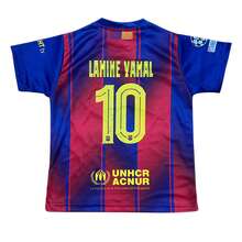 Conjunto uniforme Barcelona Yamal 2025 - Azul-Rojo - Ver 2
