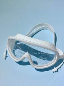 1PC Large Frame Swimming Goggles Waterproof And Anti-Fog High-Definition Male And Female Professional Adult Diving Swimming Goggles, Beach Essentials, Beach Accessories, Pool Float