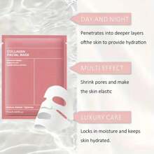 Mascarilla De Colágeno Profundo, Reduce Los Poros, Aumenta La Elasticidad, Mejora La Elasticidad, Firmeza E Hidratación De La Piel (4 PCS/8 PCS/12 PCS/16 PCS/20 PCS/24 PCS/28 PCS/32 PCS/36 PCS/40 PCS) - 4 piezas - Ver 4