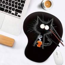 Tấm lót chuột hỗ trợ cổ tay, Tấm lót chuột công thái học có kê tay, Tấm lót chuột thoải mái có kê tay êm ái, Phù hợp với đế chống trượt, Máy tính, Máy tính xách tay, Văn phòng và Gia đình - Nhiều màu - Xem 8