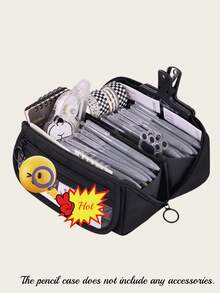 Nueva caja de lápices de gran capacidad y diseño creativo, caja de almacenamiento de artículos de papelería multifuncional para escritorio, adecuada para niños, niñas, estudio y trabajo, caja de lápices portátil, compañero de estudio, gran regalo. - Multicolor - Ver 18