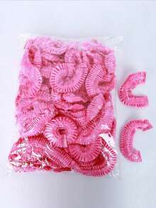 50 Stück/100 Stück, Einweg-Staubschutz-Kopfbedeckung, Verdickt für Lebensmittelwerkstatt, Chirurgie, Gesundheit, Doktor, Catering, Küche, Ölrauch-Kappe, Sekundäre Duschkappe, Haarfärbung Duschkappe, Kunststoff Schönheitssalon Kappe, Küchen-Zubehör, Badezimmer-Zubehör, geeignet für Küche, Badezimmer, Outdoor-Picknick, Camping, Wohnheim, Geburtstag, Hochzeit, Party