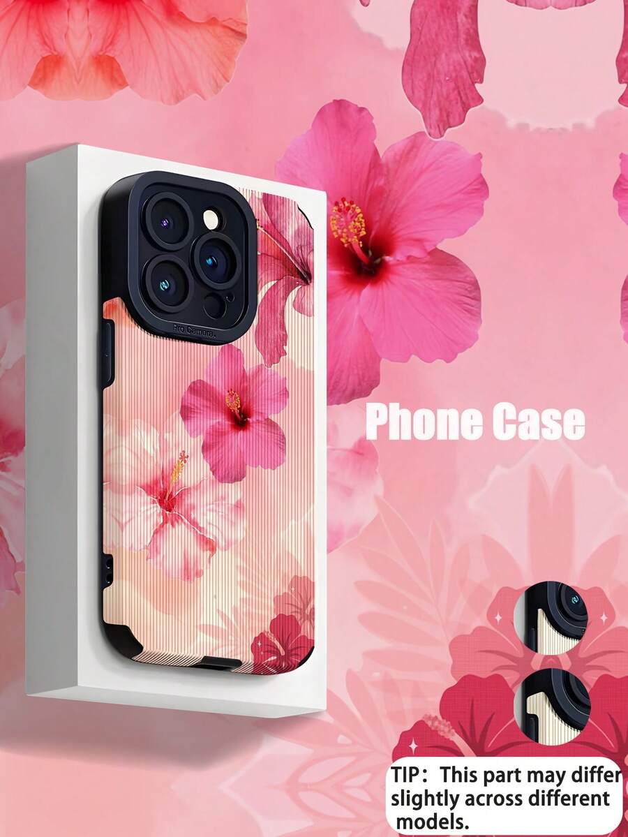 1 件全新花卉图案柔软硅胶手机壳，防刮，适用于 Apple 和 15/15PLUS/15PRO/15PROMAX 防水防震防摔