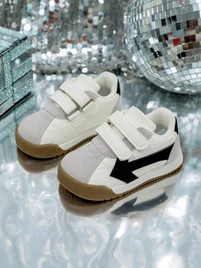 A Pair Of Male And Female 2025 Spring And Autumn New Children's Sports Shoes, Girls' Soft Soled Sneakers, Boys' Non Slip Casual Shoes, Medium And Large Children's Shoes