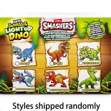 ZURU Smashers Nano 侏罗纪发光恐龙，恐龙主题收藏玩具蛋，为男孩和儿童带来超过 5 个惊喜 - 彩色 - 查看 3