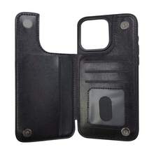 Phone 2025 - Cartera de piel sintética de primera calidad, elegante, a prueba de golpes, resistente a los arañazos, adecuada para 12/13/14/15 - Marrón claro - Ver 9