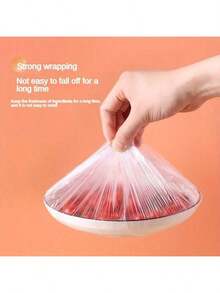 500个/包 加厚大号多功能透明浴帽，防水护发帽，适合日常使用、户外、酒店、旅行，必备护发配件（另有10/50/100/300个装可选） - 彩色 - 查看 6