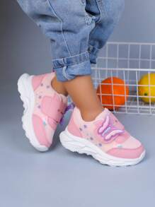 1 Paar Baby Mädchen Mesh Lässig Schuhe, vielseitige Sportschuhe mit niedrigem Schaft für den Herbst