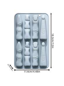 1 pièce Moule en silicone, matériau en silicone, série Halloween, squelette, citrouille, thème sorcière, moule en silicone thème citrouille squelette, ustensile de cuisson, moule à gâteau et chocolat, bac à glaçons, moule à résine