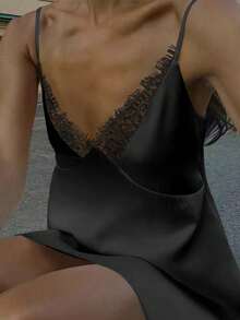 Women 2025 Summer Outfits, Beach Wedding Guest Dress – White Lace & Satin Backless Mini Sundress | Vacation Outfits Woman, Coachella Rave, Ibiza Festival, Graduation Party, Strappy V-Neck Elegance, Bridal Shower, Date Night, Casual Chic With Detachable Poncho