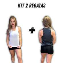 KIT OF 2 SWIMMER GYM T-SHIRTS - STYLE AND COMFORT FOR YOUR WORKOUT - 灰色和白色 - 查看 2