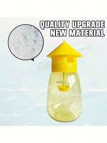 Innovative Fly Trap Bottle - No Electricity/Battery Required, Yellow And Clear Design With Hanging Hook, And Harmless Fly Catcher For Summer, Plastic For Indoor/Outdoor Use - Multicolor - View 8