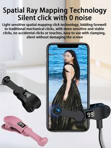 Digital Display Smartphone Automatic Clicker, Upgraded Mobile Screen Automatic Clicker, Intelligent Digital Display Plugin Clicker, Mobile Screen Device Quick Clicker, Upgraded Digital Display Can View Click Speed Settings, Intelligent Can Set Click Speed, Game Quick Click Simulates Continuous Finger Tapping, Live Streaming Likes Real-Time Clicking - Multicolor - View 9