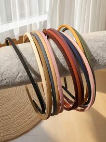 13pcs Women's New Wavy Headbands, Narrow Headbands, Face Washing Headbands, High Crown Hair Accessories, Hair Band, Makeup, Hair Hoop, Hairband For Women, Autumn Outfits Head Accessories - Random 13pcs - View 6