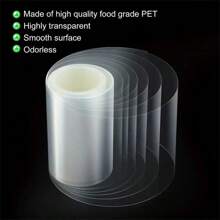 1Roll/2Rolls Acetate Roll Cake Collar, Clear Cake Decorating Strips, 5/10m Length For Baking Surrounding Edge Decorating
