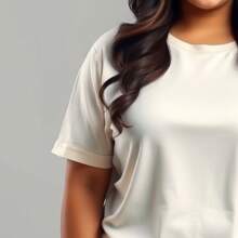 Women's Plus Size T-Shirt Pineapple Stylish Print 100% Cotton Superior Quality