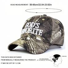 1Piece Men Letter Embroidered Camouflage Baseball Hat Outdoor Adjustable Sunscreen Leisure Hat Spring Autumn Travel Tourism Beach Vacation - Nhiều màu - Xem 6
