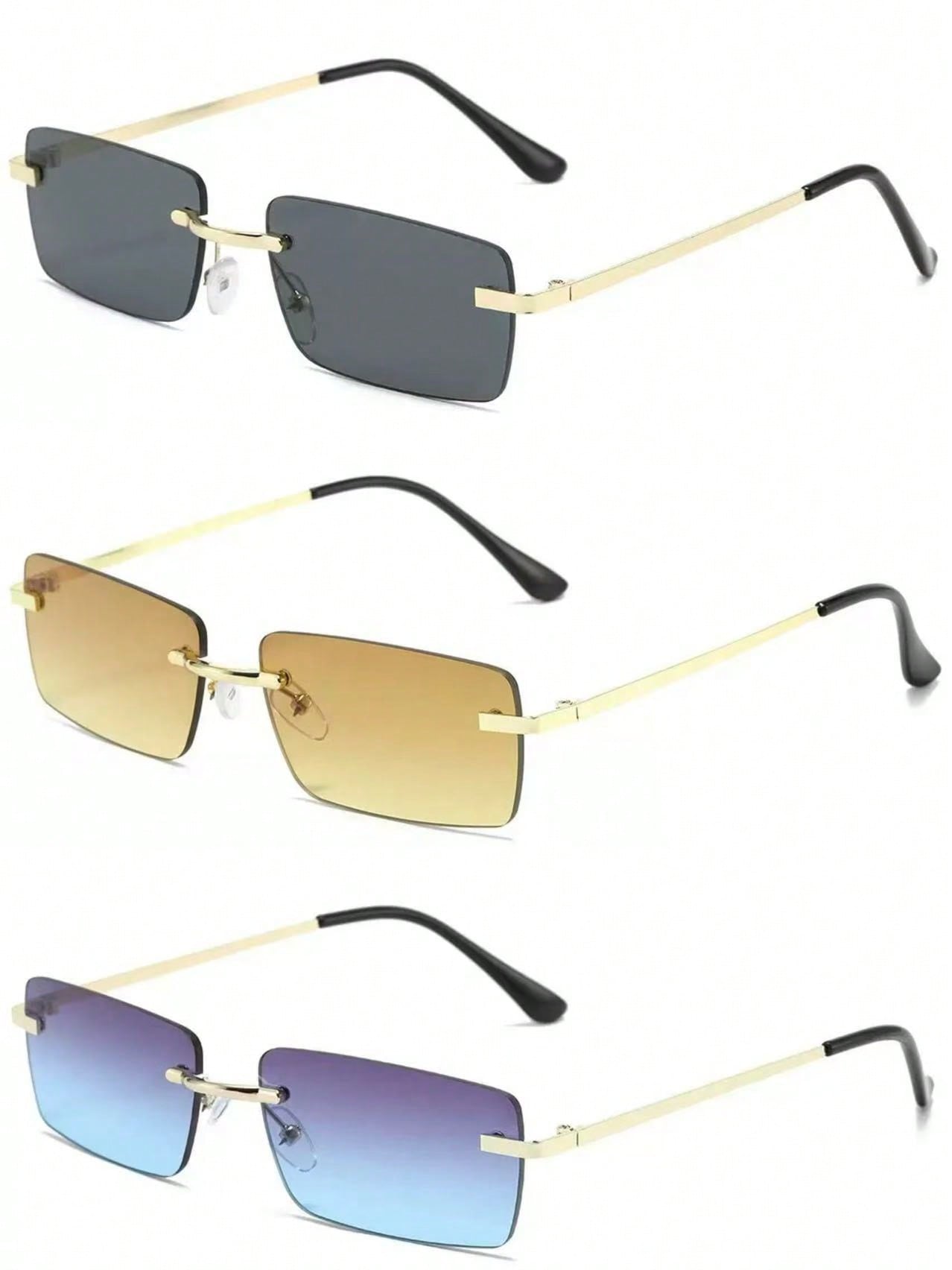 1-3 أزواج من نظارات شمسية كلاسيكية بسيطة، مناسبة ل...