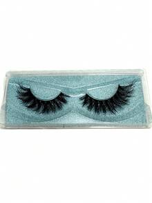 New Luxury 21 Pairs Fluffy&Thick 3D False Eyelashes With Glitter Paper Box,Lashes Bulk Christmas Gifts,3D Cat Eye Eyelashes Natural Looking Soft,Volume Eyelashes Fake Eyelashes,Protable,Europe And America Style Thick,Cartoon Eyelashes Look Makeup Manga Lashes,Dramatic Messy Mink Lashes Wispy, Individual Package Faux Mink Lashes Wholesale,Cosmetic Makeup Tool For Beginner - màu đen - Xem 7